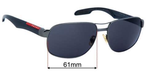 Prada SPS 58N (61mm) Replacement Lenses